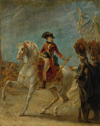General Bonaparte presenting the honor sword to the Grenadiers of the Guard after the Battle of Marengo - Antoine-Jean Gros — artwork view