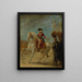 General Bonaparte presenting the honor sword to the Grenadiers of the Guard after the Battle of Marengo - Antoine-Jean Gros — framed artwork on a wall