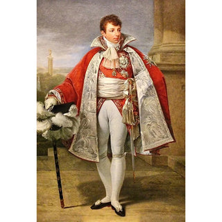 Portrait of Gérard Christophe Michel Duroc, Duke of Frioul, in Grand Marshal of the Palace attire - Antoine-Jean Gros — artwork view