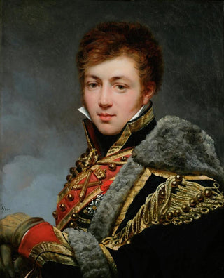 Portrait of Count Honoré de La Riboisère 1788-1868 - Antoine-Jean Gros — artwork view