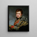 Portrait of Count Honoré de La Riboisère 1788-1868 - Antoine-Jean Gros — framed artwork on a wall