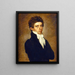 Portrait of a Man - Antoine-Jean Gros — framed artwork on a wall