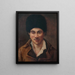 Portrait painting of the presumed shoemaker Simon - Antoine-Jean Gros — framed artwork on a wall