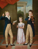 Concert de Trois enfants dans une maison - Antoine-Jean Gros — artwork view