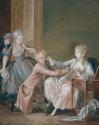 The Old Man with a Mask - Antoine Borel — artwork view