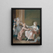 The Old Man with a Mask - Antoine Borel — framed artwork on a wall