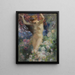 Among the Roses - Antoine Calbet — framed artwork on a wall