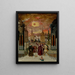Denys l'Aréopagite convertissant les philosophes païens - Antoine Caron — framed artwork on a wall