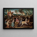 The Triumph of Mars - Antoine Caron — framed artwork on a wall