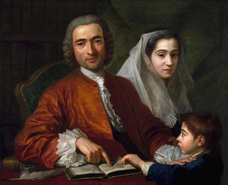 Dr Savatore Bernard with his wife and son - Antoine De Favray — artwork view