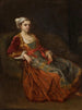 Portrait of a lady in a Turkish dress sitting in an armchair - Antoine De Favray — artwork view