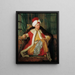 Portrait painting of Charles Gravier, Count of Vergennes and French ambassador in Turkish attire - Antoine De Favray — framed artwork on a wall