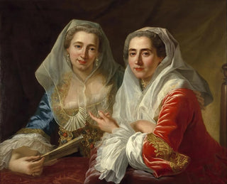 Les sœurs Mirabita - Antoine De Favray — artwork view
