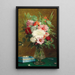 Reproduction of the painting Summer Flowers in a Glass Vase - Antoine Grivolas