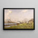 La Seine à Conflans-Charenton - Antoine Guillemet — framed artwork on a wall