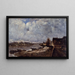 Le Quai de Bercy - Antoine Guillemet — framed artwork on a wall