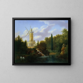 Le Moulin de la Folie Beaujon - Antoine Guyot — framed artwork on a wall
