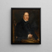 Constant van den Nest, Secretary of the Royal Academy of Fine Arts of Antwerp - Antoine Joseph Wiertz — framed artwork on a wall
