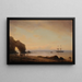 Étretat the Porte d'Aval - Antoine Morel-Fatio — framed artwork on a wall