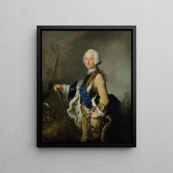 Adolphe Frédéric of Sweden - Antoine Pesne — framed artwork on a wall