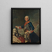 Frederick II the Great - Antoine Pesne — framed artwork on a wall