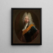 Friedrich Wilhelm Kettler 1692-1711 Painting of a man wearing a wig and decorated with the Order of the Black Eagle - Antoine Pesne — framed artwork on a wall