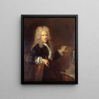 Jean Mariette 1660-1724 engraver of the king - Antoine Pesne — framed artwork on a wall