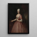 Reproduction of the painting Margrave Frédérique Louise - Antoine Pesne