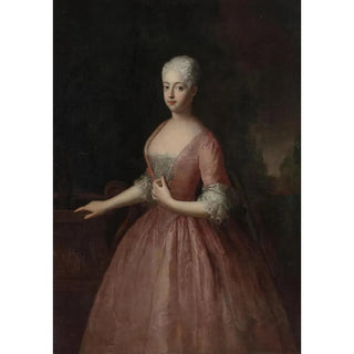 Reproduction of the painting Margrave Frédérique Louise - Antoine Pesne
