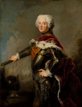 Portrait of Frederick II of Prussia - Antoine Pesne — artwork view