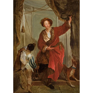 Portrait Painting of Friedrich Ernst von Knyphausen 1678-1731 - Antoine Pesne — artwork view