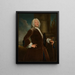 Portrait of Heinrich Vogell - Antoine Pesne — framed artwork on a wall