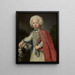 Portrait of a Boy - Antoine Pesne — framed artwork on a wall
