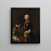 Portrait of Frederick II the Great - Antoine Pesne — framed artwork on a wall