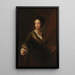 Self-portrait Painting - Antoine Pesne — framed artwork on a wall