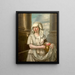 La jeune vestale - Antoine Raspal — framed artwork on a wall