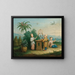 Children playing with bells - Antoine Renou — framed artwork on a wall