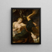 Joseph and Potiphar's Wife - Antoine Rivalz — framed artwork on a wall