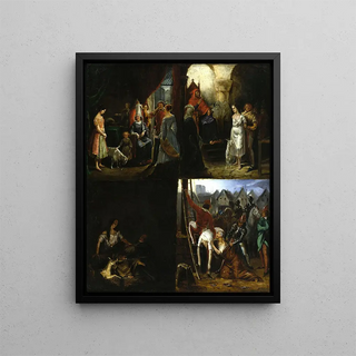 Scenes of Notre Dame de Paris - Antoine Rivoulon — framed artwork on a wall