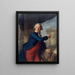 Jean-Henri Masers chevalier de Latude 1725-1805 showing the Bastille - Antoine Vestier — framed artwork on a wall