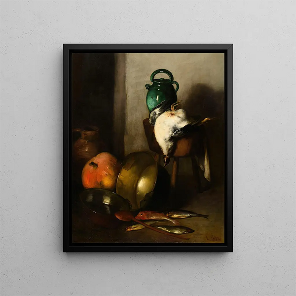 Still Lifes - Antoine Vollon — framed artwork on a wall