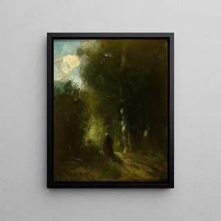 Landscape Painting - Antoine Vollon — framed artwork on a wall