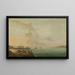 View of the Dardanelles - Antoine van der Steen — framed artwork on a wall