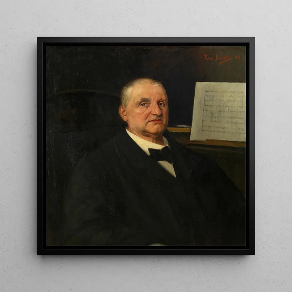 Anton Bruckner Composer - Ferry Beraton — framed artwork on a wall