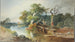 River landscape painting - Anton Altmann — artwork view