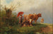 The Red Umbrella - Anton Braith — artwork view