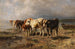 Cows by the Lake - Anton Braith — artwork view