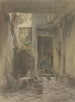 Interiors of the courtyard - Anton Burger — artwork view