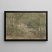 Path through a Beech Forest - Anton Burger — framed artwork on a wall