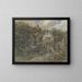 Farm - Anton Burger — framed artwork on a wall